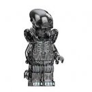Clear Black Alien Xenomorph Horror Movie Monster Minifigure Block Toys