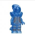 Purple Clear Alien Xenomorph Horror Movie Monster Minifigure Block Toys