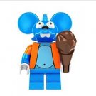 Itchy Mouse The Simpsons Cartoon Minifigure Block Toys
