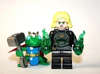 Sylvia with Thor Frog Loki TV Show Minifigure Block Toys