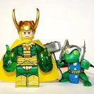 Classic Loki with Thor Frog Loki TV Show Minifigure Block Toys