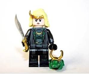 Sylvia with Loki Alligator Loki TV Show Minifigure Block Toys