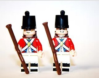 British Infantry Set Napoleonic War Waterloo Minifigure Block Toys