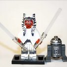Ahsoka TV Star Wars with grey R2 droid Minifigure Block Toys