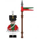 Sachsen Regiment Napoleonic War Waterloo Minifigure Block Toys