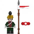 French Lancer Napoleonic War Waterloo Minifigure Block Toys
