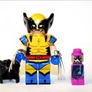 Wolverine Classic Yellow Outfit Marvel X-Men Minifigure Block Toys