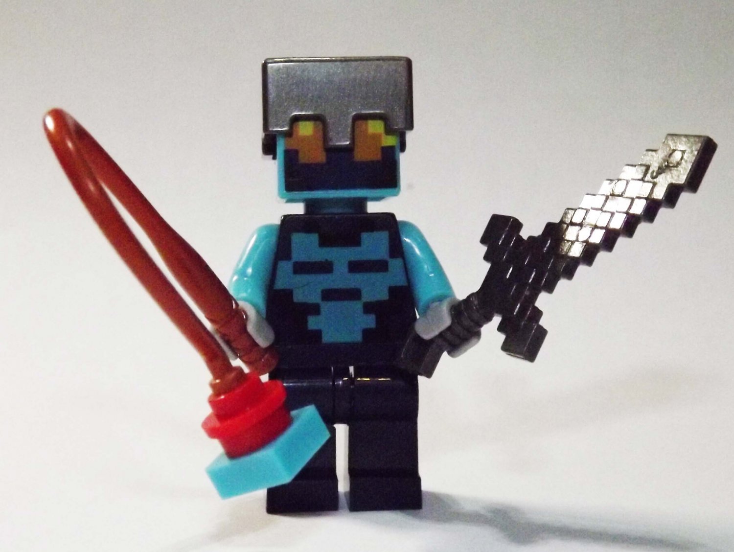 Nether Adventurer Minecraft Minifigure Block Toys