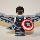 Red Falcon Captain Minifigure Block Toys