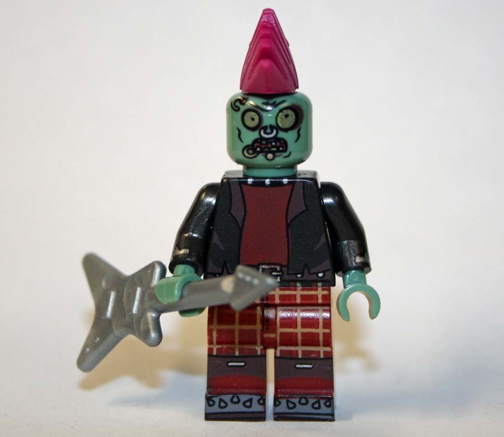 Zombie Punk Custom Minifigure Block Toys