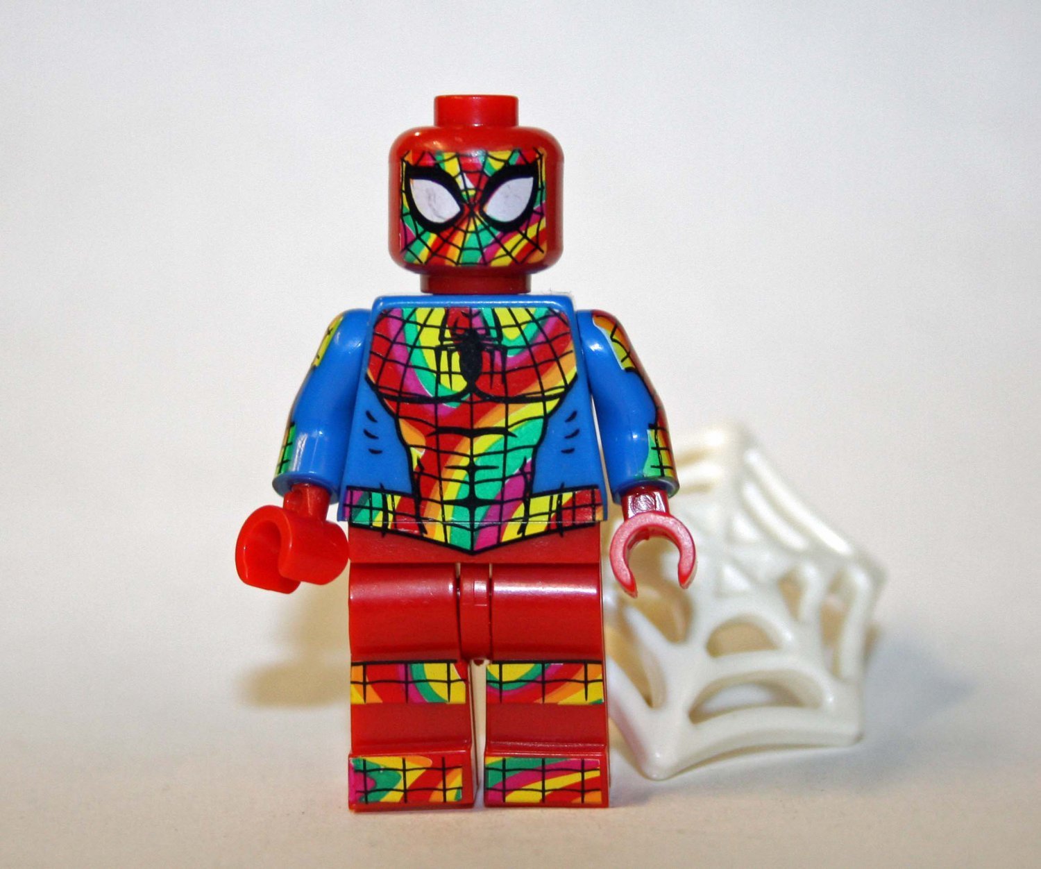 Spider-man Rainbow Marvel Minifigure Block Toys