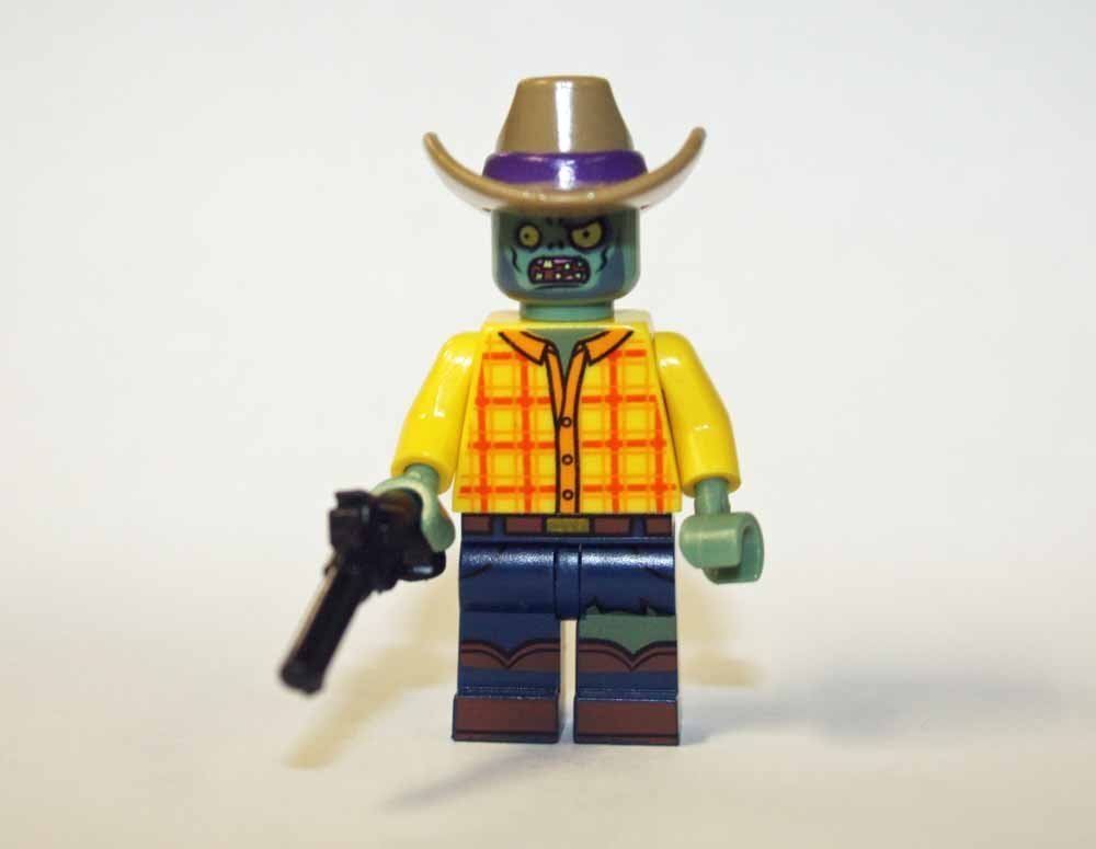Zombie Cowboy Custom Minifigure Block Toys
