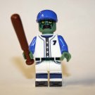 Zombie Baseball Custom Minifigure Block Toys
