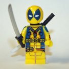 Deadpool Yellow and Minifigure Block Toys