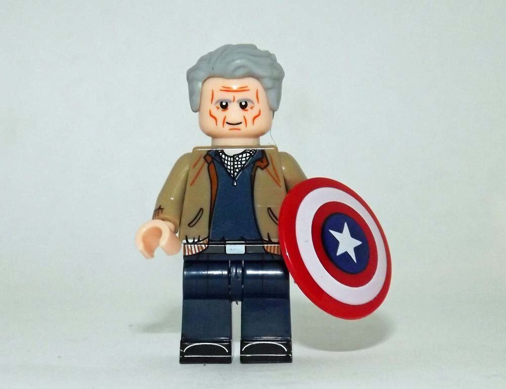 Captain America Old Minifigure Block Toys