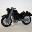 Black Motorcycle Bike Minifigure Block Toys