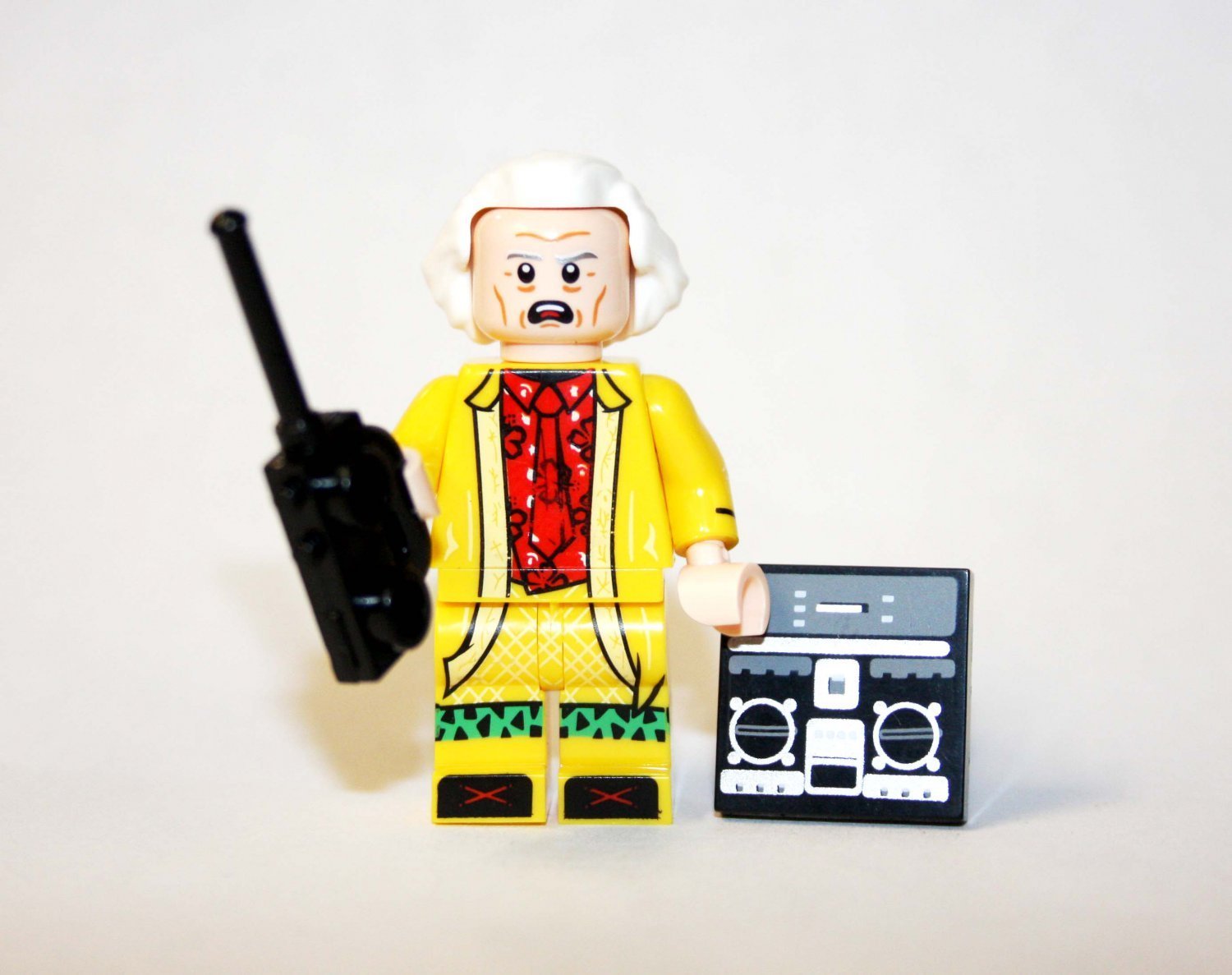 Doc Brown Back Minifigure Block Toys