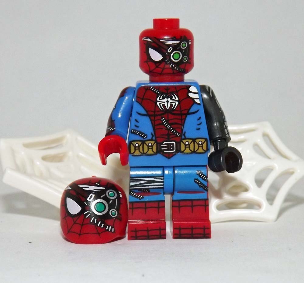 Spider-man cyborg Marvel Minifigure Block Toys