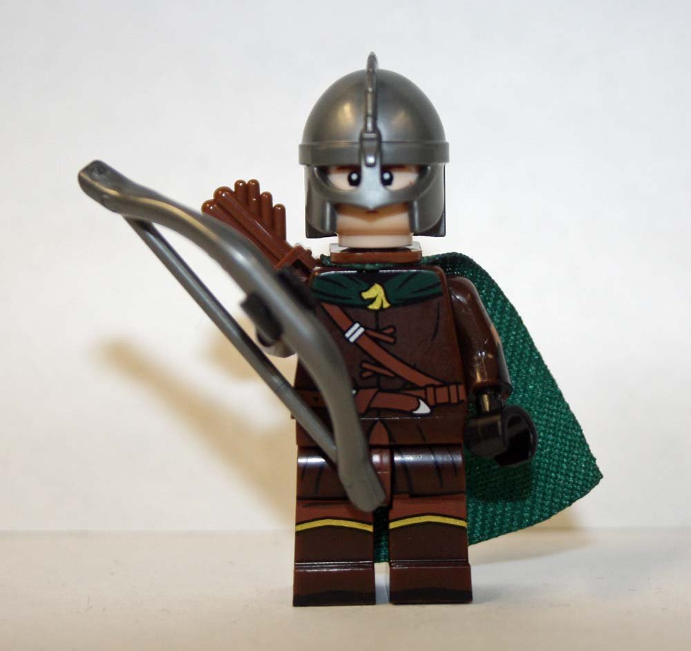 Green Knight Archer Minifigure Block Toys