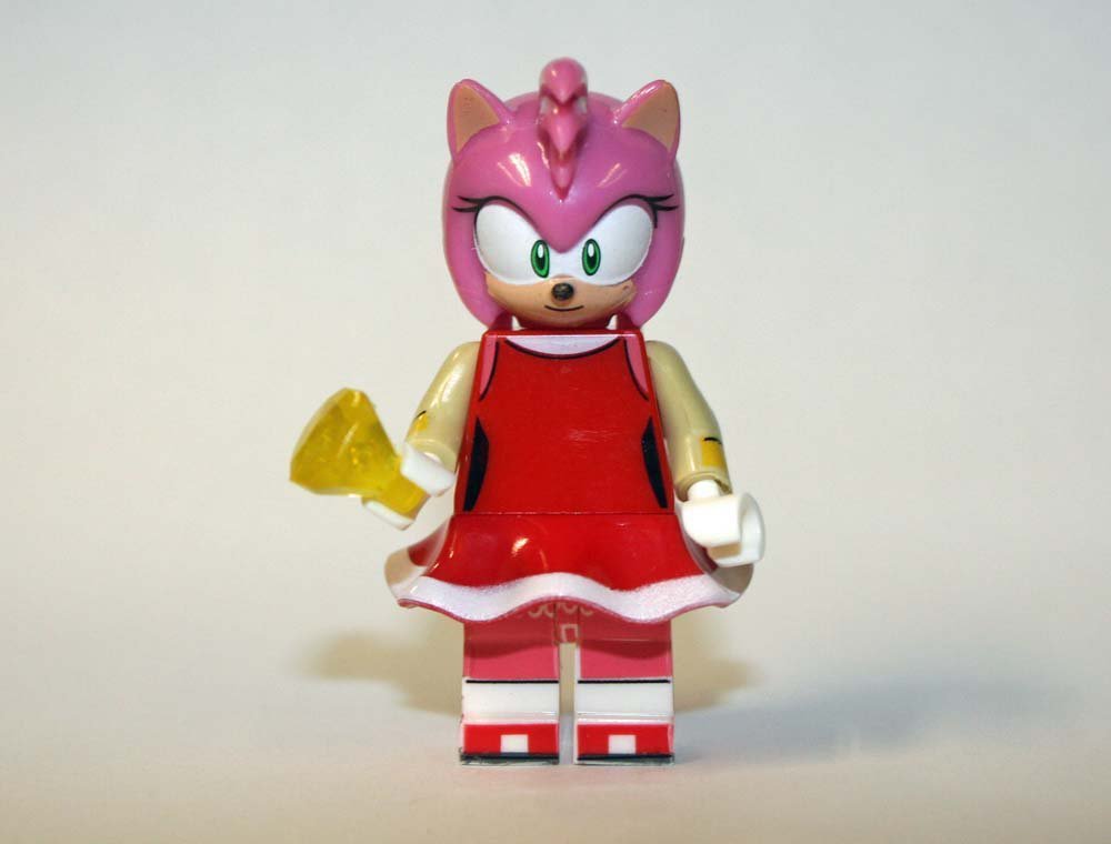 Amy Rose Sonic Minifigure Block Toys