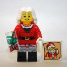 Christmas Lady Mrs Minifigure Block Toys