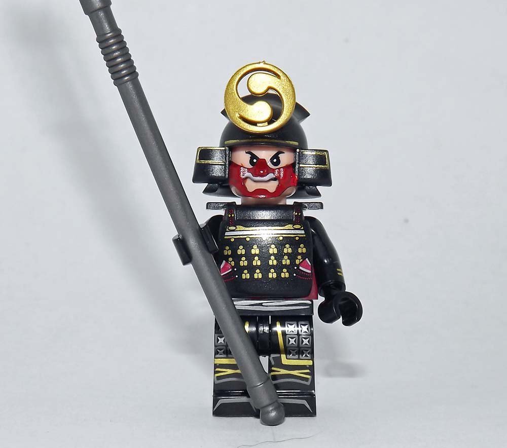 Samurai black Custom Minifigure Block Toys