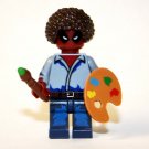 Bob Ross Deadpool Minifigure Block Toys