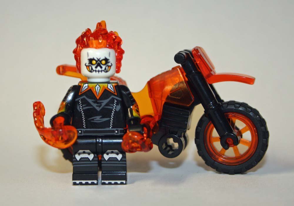 Ghost Rider Panther Minifigure Block Toys