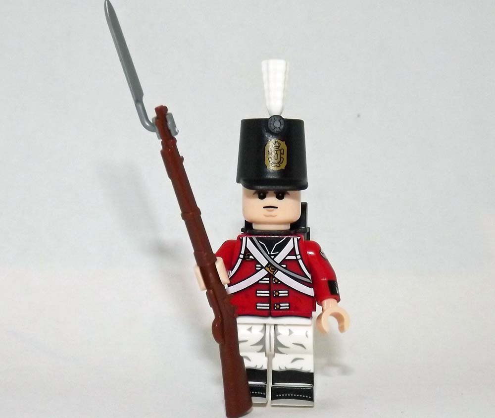 British Infantry Waterloo Minifigure Block Toys