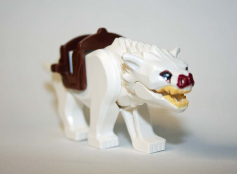 White Wolf Orc Minifigure Block Toys