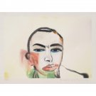 Francesco Clemente - Untitled - 50x40 Inch Rolled Canvas Wall Art Print