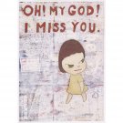 Yoshitomo Nara - OH! MY GOD! I MISS YOU - 40x50 Inch Rolled Canvas Wall Art Print
