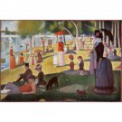 A Sunday Afternoon on the Island of La Grande Jatte - 1884 - 40x50 Inch Rolled Canvas Wall Art Print