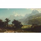 Bierstadt - Lake Lucerne - 40x50 Inch Rolled Canvas Wall Art Print