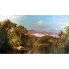 Chimborazo, Ecuador by Frederick Edwin Church - 40x50 Inch Rolled Canvas Wall Art Print