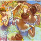 Dancers in blue by Degas - 40x50 Inch Rolled Canvas Wall Art Print