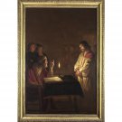 Gerrit van Honthorst - Christ before the High Priest - 40x50 Inch Rolled Canvas Wall Art Print Gerrit van Honthorst - Christ before the High Priest - 40x50 Inch Rolled Canvas Wall Art Print