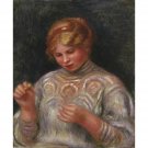 Girl Tatting, 1906 - 40x50 Inch Rolled Canvas Wall Art Print