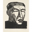 Karl Schmidt-Rottluff - Mother from the portfolio Ten Woodcuts by Schmidt-Rottluff - 40x50 Inch Roll