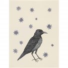 Canvas Giclee - Kiki Smith - Bird with Stars - 40x50 Inch Rolled Canvas Wall Art Print