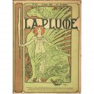 La Plume by Alphonse Mucha - 40x50 Inch Rolled Canvas Wall Art Print La Plume by Alphonse Mucha - 40x50 Inch Rolled Canvas Wall Art Print