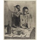 la-repas-frugal - 40x50 Inch Rolled Canvas Wall Art Print