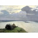LEVITAN Isaak - Nad vechnym pokoem (Above Eternal Peace) - 40x50 Inch Rolled Canvas Wall Art Print