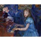 Lucie Leon at the Piano - 1892 - 40x50 Inch Rolled Canvas Wall Art Print Lucie Leon at the Piano - 1892 - 40x50 Inch Rolled Canvas Wall Art Print