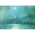 Moonlight on the Sound, 1906 - 40x50 Inch Rolled Canvas Wall Art Print