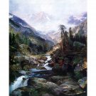 Mountain of the Holy Cross by Thomas Moran - 40x50 Inch Rolled Canvas Wall Art Print