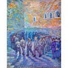 Prisoners Walking The Round by Van Gogh - 40x50 Inch Rolled Canvas Wall Art Print Prisoners Walking The Round by Van Gogh - 40x50 Inch Rolled Canvas Wall Art Print
