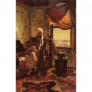 Rudolf Ernst - Smoking The Hookah - 40x50 Inch Rolled Canvas Wall Art Print Rudolf Ernst - Smoking The Hookah - 40x50 Inch Rolled Canvas Wall Art Print