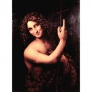 St. John the Baptist by Da Vinci - 40x50 Inch Rolled Canvas Wall Art Print