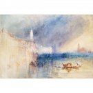 Storm at the Mouth of the Grand Canal, Venice, 1840 - 40x50 Inch Rolled Canvas Wall Art Print